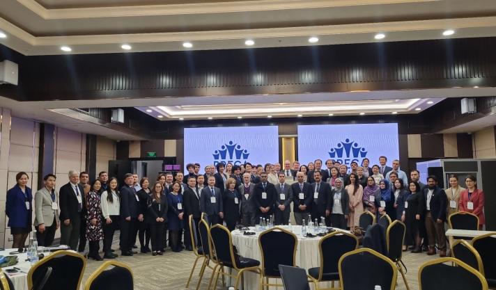 Participants at CoE P87 training on on risk communication, media engagement and tackling disinformation during mass gatherings 