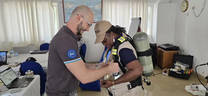 Formation à la préparation aux urgences CBRN en Sierra Leone, février 2025, 2