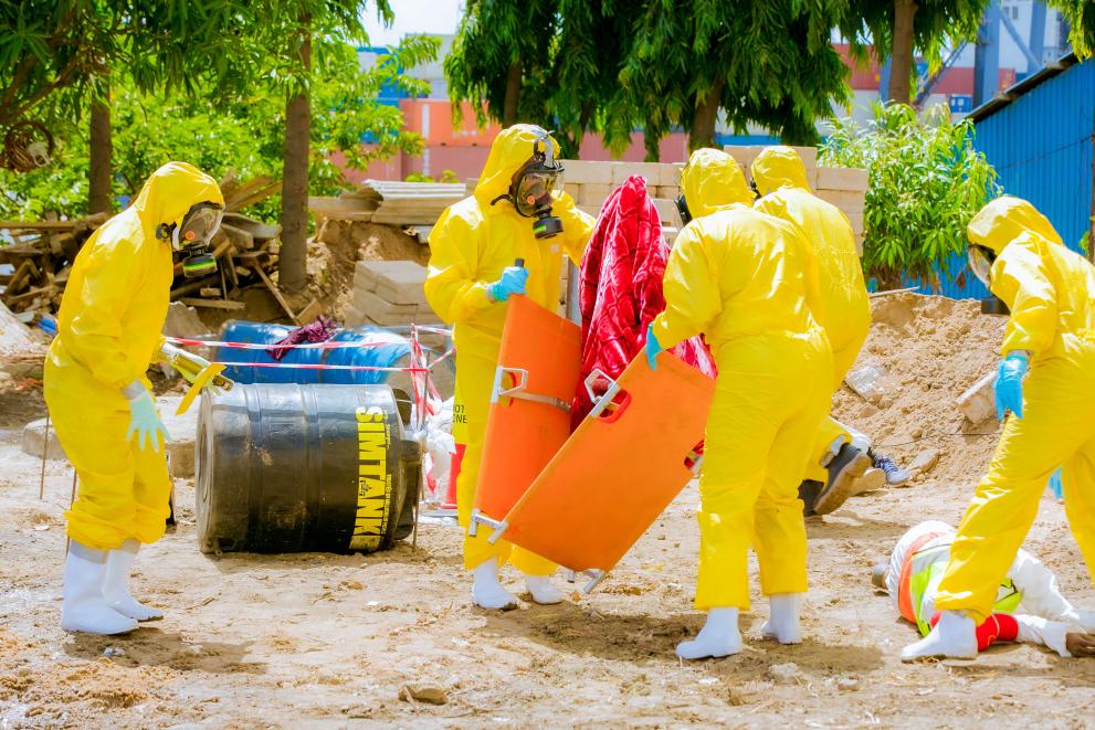 Tanzania's CBRN field exercise at Port of Dar es Salaam 30