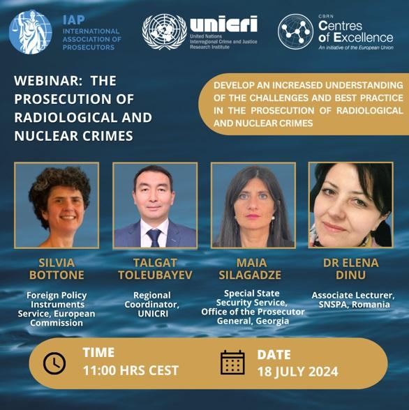 Webinar Prosecution Radiological and Nuclear Crimes