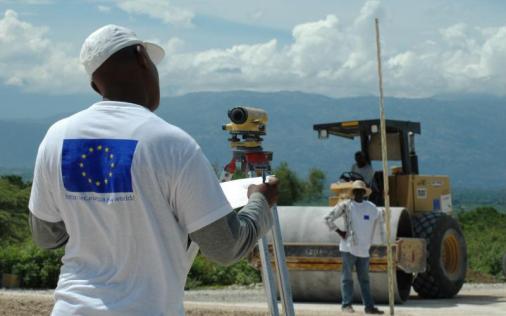 Funded by the EU t-shirt Haiti