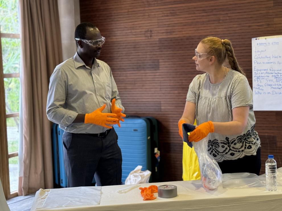 Train the Trainer for Seychelles and Kenya: ‘Biological waste management and dealing with infectious waste incidents’ 16