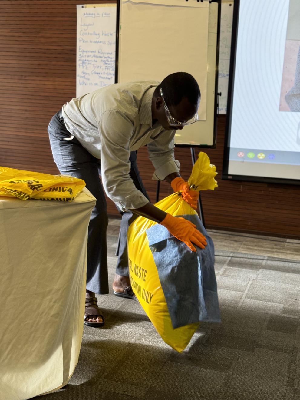 Train the Trainer for Seychelles and Kenya: ‘Biological waste management and dealing with infectious waste incidents’ 20