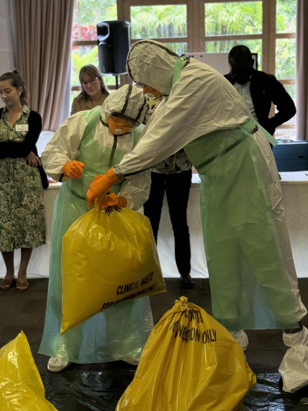 Train the Trainer for Seychelles and Kenya: ‘Biological waste management and dealing with infectious waste incidents’ 34