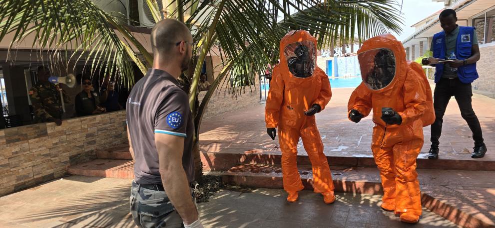 Sierra Leone Liberia training Feb 2025 CBRN preparedness