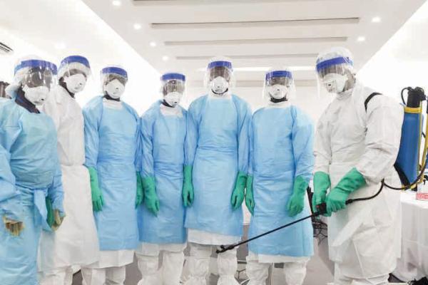 In-country workshop on safe and dignified burial of COVID-19 cases, Sierra Leone.