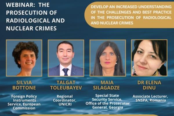Webinar Prosecution Radiological and Nuclear Crimes