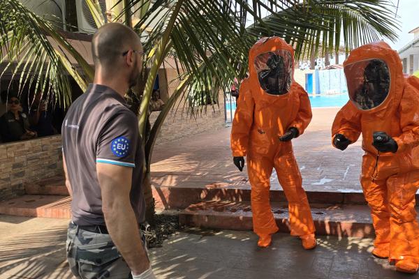 Sierra Leone Liberia training Feb 2025 CBRN preparedness